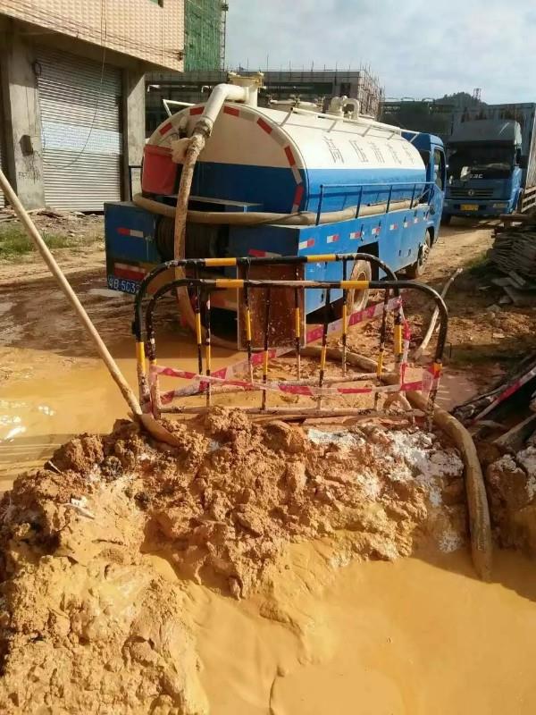 水满乡工地淤泥清淤