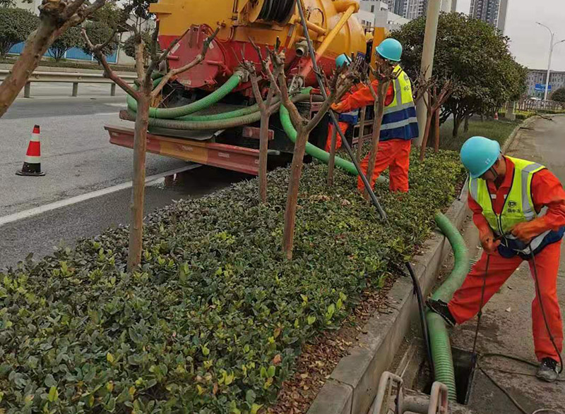 水满乡市政管道清淤